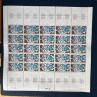 TAAF 1979 FEUILLE PLANCHE 25v NEUFS MNH **  PA 56 - Blocks & Sheetlets