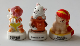 FEVE  - FEVES -  "LES CHATONS FARCEURS" 2008 - MAT -  CHATS - LOT DE 3 DIFFERENTES - Tiere