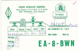 AK 213567 QSL - Spain - Sur - Tenerife - Canarias - Radio Amateur