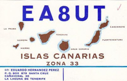 AK 213573 QSL - Spain - La Laguna De Tenerife - Islas Canarias - Amateurfunk