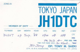 AK 213575 QSL - Japan - Tokyo - Radio Amateur