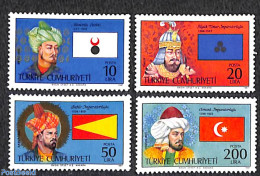 Türkiye 1987 Historic Turkish Leaders 4v, Mint NH, History - Flags - Andere & Zonder Classificatie