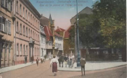 KAISERSLAUTERN, RUE DE LA PIERRE ET L HOTEL DE VILLE, BELLE ANIMATION COULEUR   REF 16648 - Kaiserslautern