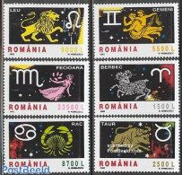 Romania 2002 Zodiac 6v, Mint NH, Science - Unused Stamps