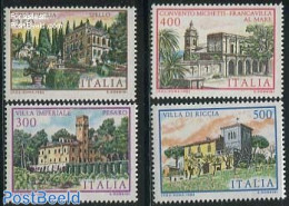 Italy 1983 Famous Villas 4v, Mint NH, Art - Architecture - Other & Unclassified