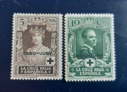 Cabo-Juby Croix-Rouge 1926 Yvert 26 & 27 MH - Kaap Juby