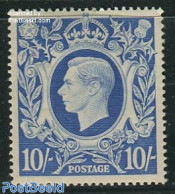 Great Britain 1941 10Sh, Stamp Out Of Set, Mint NH - Ongebruikt