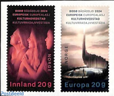Norway 2024 Bodö, European Cultural Capital 2v S-a, Mint NH, History - Europa Hang-on Issues - Neufs