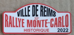 Aimant Rallye Monte Carlo Historique 2022 Reims  Magnet - Verkehr & Transport