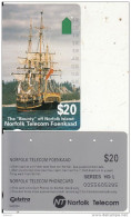 NORFOLK ISL. - The Bounty, First Issue $20(series No 1), Tirage %25000, Used - Ile Norfolk