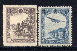 MANCHUKUO, NO.'S 163 AND C4, MH - 1932-45  Mandschurei (Mandschukuo)