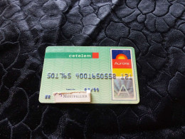 VP-234 , Carte Magnétique, Aurore, Cetelem, Février 1999 - Disposable Credit Card