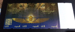 Egypt  2021 - Set Of THE PHARAOHS Golden Parade - 3 April 2021 - MNH With Margin - Unused Stamps
