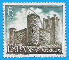 España. Spain. 1969. Edifil # 1931. Castillos. Torrelobaton. Valladolid - Oblitérés