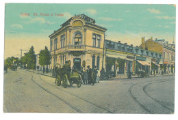 RO 92 - 18628 GALATI, Market, Pharmacy, Romania - Old Postcard - Used - Rumania