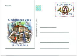 CDV 259 Slovakia Sindelfingen Stamp Fair 2016 - Expositions Philatéliques