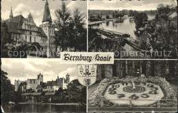72081365 Bernburg Saale Kirche Saale Schloss Blumenuhr Wappen Bernburg - Bernburg (Saale)