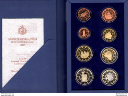 2008 San Marino, Divisionali, 8 Valori, Proof - Fondo Specchio - Saint-Marin