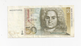 Bankbiljet 50 Deutsche Mark 1989 - 50 Deutsche Mark