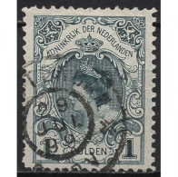 Niederlande 1898 Königin Wilhelmina 63 I B Gestempelt - Used Stamps