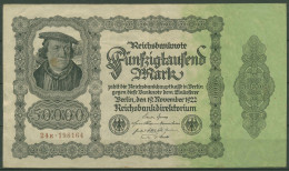 Dt. Reich 50000 Mark 1922, DEU-90d FZ E, Gebraucht (K1430) - 50000 Mark