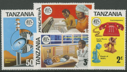 Tansania 1976 Fernmeldewesen In Ostafrika Telefon 54/57 A Postfrisch - Tanzania (1964-...)