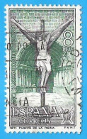 España. Spain. 1971. Edifil # 2051. Año Santo Compostelano. Iglesia Del Crucifijo. Puente De La Reina (Navarra) - Usados