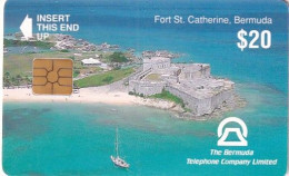 BERMUDA ISL. - Fort St. Catherine(reverse B Without CN), Tirage %13500, Used - Bermudes