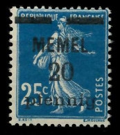 MEMEL 1920 Nr 20a Postfrisch X7D83A2 - Klaipeda 1923