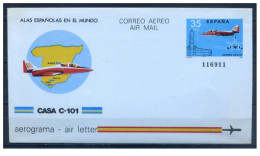 España Spain Espagne 1983 - Sobre Aerograma Edifil 206 Mnh** - 1931-....