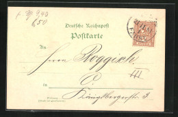 Vorläufer-AK Packetfahrt Private Stadtpost Berlin, 1894, Held & Francke Maurer- & Zimmermeister  - Sellos (representaciones)