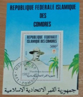 COMORES 1982, 75 Years Of Scouting, Mi #B230, Souvenir Sheet, Used - Oblitérés