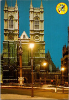 27-5-2024 (6 Z 20) UK - London Westminter Abbey At Night (Posted From Belgium To Australia 1986) - Iglesias Y Catedrales