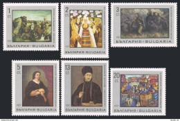 Bulgaria 1650-1655, MNH. Mi 1771-1776. Paintings 1967. By Dimitrov, Ilya Petrov, - Unused Stamps