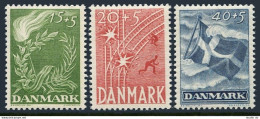 Denmark B15-B17,MNH.Mi 295-297.Danish Struggle For Liberty & The Liberation,1947 - Unused Stamps