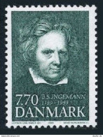 Denmark 876, MNH. Michel 956. Bernhard Severin Ingemann, Poet, Novelist, 1989. - Ongebruikt