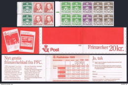 Denmark 798c Booklet 20Kr,MNH.Michel MH 40. Definitive 1989.Queen Margrethe II.  - Ongebruikt