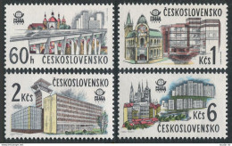 Czechoslovakia 2192-2195,2196,MNH. PRAGA-1978.New & Old Town,Charles Bridges.Art - Nuevos