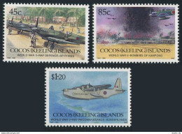 Cocos Isls 264-266, MNH. Michel 280-282. WW II. Royal Air Force, 1992. - Cocos (Keeling) Islands