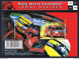 Finland 1125 Ab Sheet, MNH. Tommi Makinen, 1999 Rally World Champion, 2000. - Unused Stamps