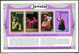 Jamaica 386a Sheet, MNH. Michel Bl.7. National Dance Theater, 1974. - Jamaica (1962-...)