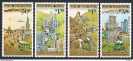 Hong Kong 527-530, 531a, MNH. Mi 544-547, Bl.10. Peak Tramway,Victoria,100,1888. - Nuevos