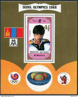 Mongolia 1755, MNH. Michel 2078 Bl.140. Olympics Seoul-1988. Boxing. Winners. - Mongolië