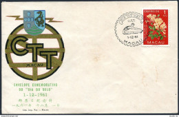 Macao 372, FDC. Michel 394. Flowers, 1953. Firecracker Flower. - FDC