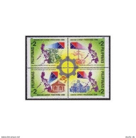 Philippines 2308 Ad Block,MNH.Mi 2424-2427. Philippine Export 1994.Map.Export. - Philippines