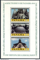 Panama 584 Perf,584 Imperf.MNH. Amphictyonic Congress Panama-150.1976.Monuments. - Panama