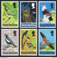 Seychelles 299-304,MNH.Michel 301-306. Rare Birds 1972:Brush Warbler,Scops Owl, - Seychelles (1976-...)