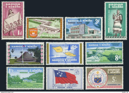 Samoa 223-232, MNH. Michel 112-121. Western Samoa's Independence,1962. Map,Ship, - Samoa