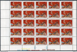 Russia 2142 Block/25,MNH.Mi 2166-2167. October Revolution, 41th Ann. 1958. Lenin - Unused Stamps