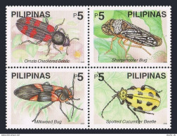 Philippines 2677ad-2678ad,2677e-2678e,MNH. Beetles,2000.Green Jule,Ladybirds, - Philippines